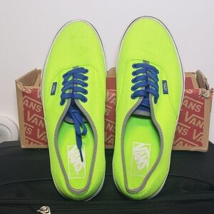 Vans Authentic Neon Green Shoes
